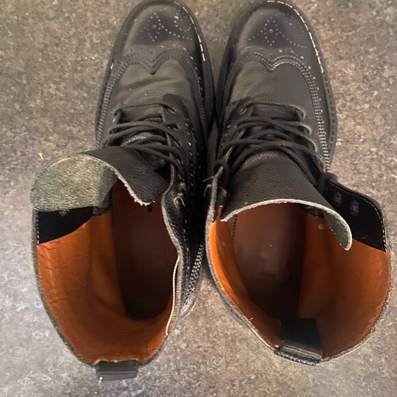 Givenchy Lace-Up Leather Wingtip Boots - Size 45EU/11US - Picture 6 of 9